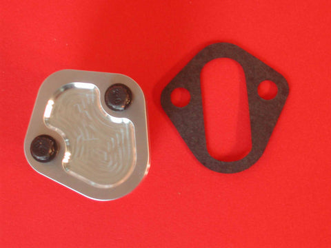 Mopar V-8 / Big Block Chevy fuel pump block off plate