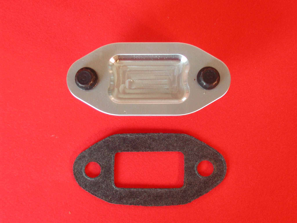 Oldsmobile V8 Fuel Pump Block Off Plate Angelucci Mfg